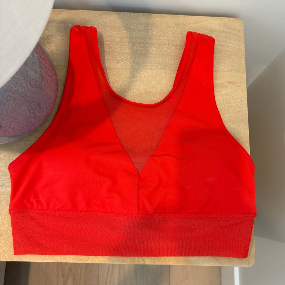ALO Yoga Red Sports Bra